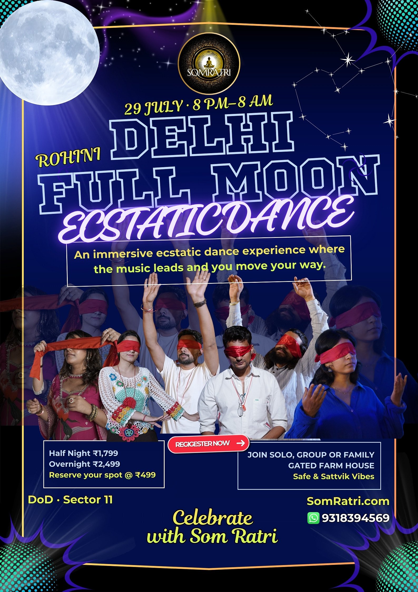29 July Full Moon SomRatri Overnight Celebrations