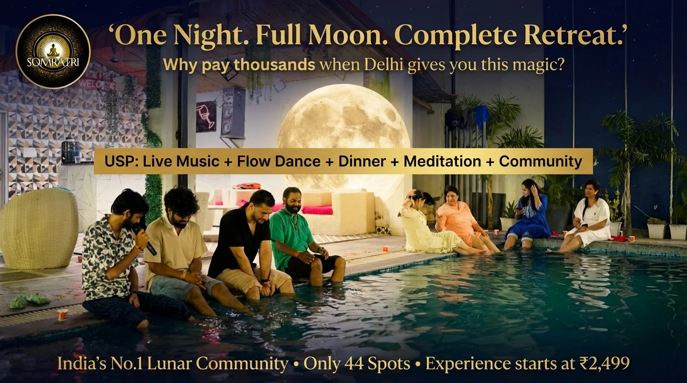 SomRatri - Full Moon, One Night Retreat (Holi Special)