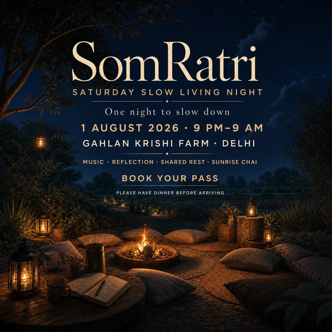 SomRatri Saturday Slow Living Night — 1 August 2026