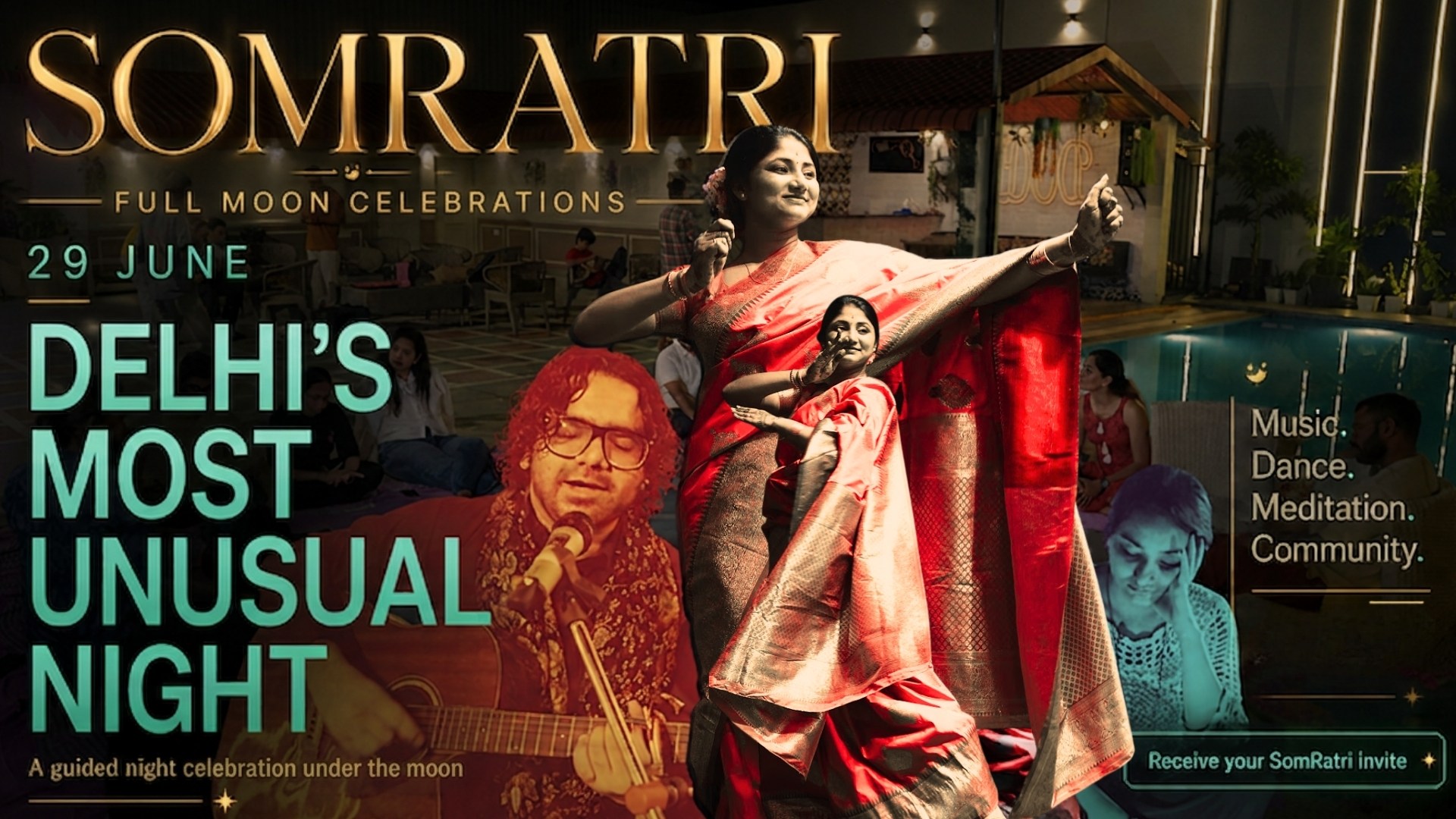 Strawberry Moon SomRatri Overnight Celebrations
