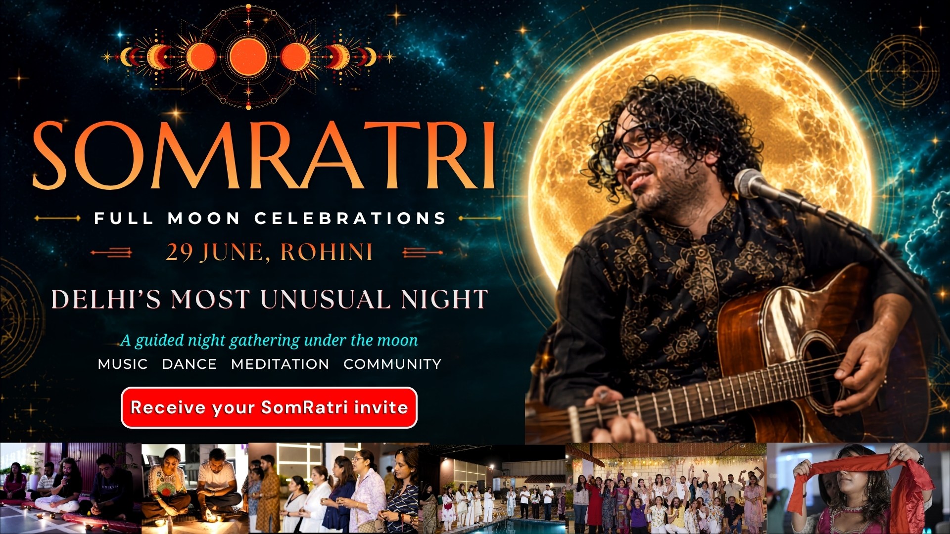 Strawberry Moon SomRatri Overnight Celebrations